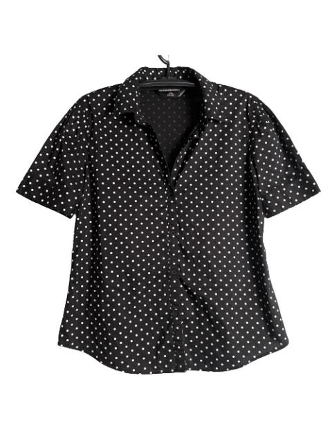 Other Designers Designer - 🔥RARE🔥Norma Kamali Italian Designer Polka Dot Button Up