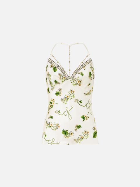 CAMILLA CHAIN DETAIL BIAS CAMI