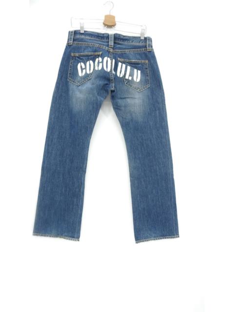 Other Designers Designer - Japan COCOLULU Spell Out Blue Jeans