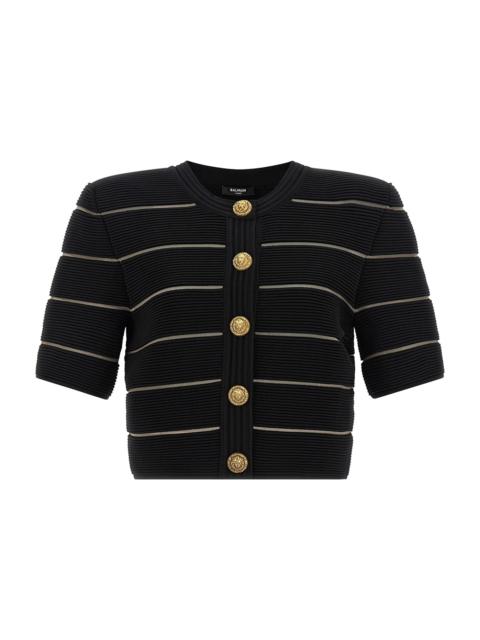 Balmain Cropped Cardigan