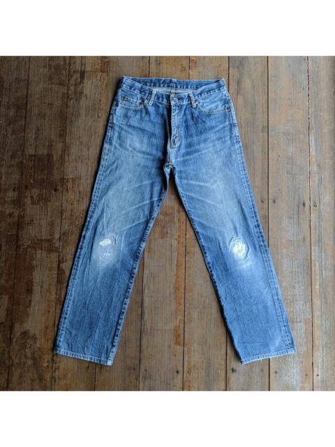 Other Designers Vintage Uniqlo Japan Distressed Faded Denim Jean Pants