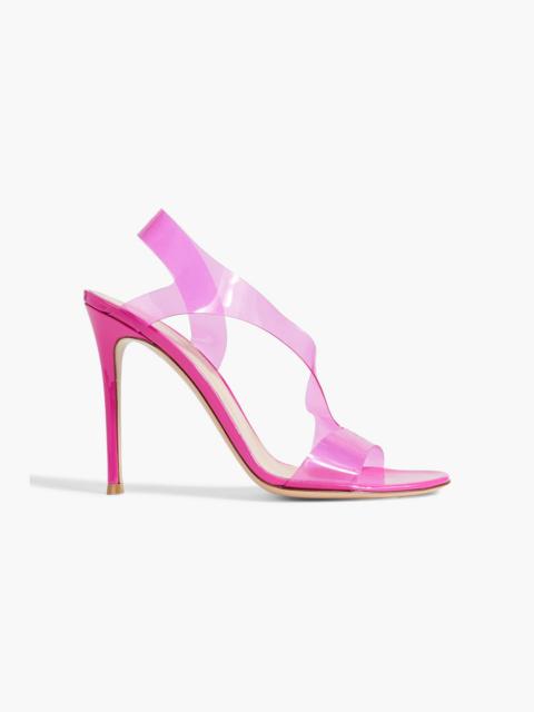 Gianvito Rossi Metropolis PVC slingback sandals
