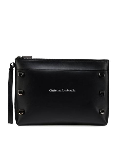 Christian Louboutin Christian Louboutin Men Kosmica Smooth Calfskin Clutch