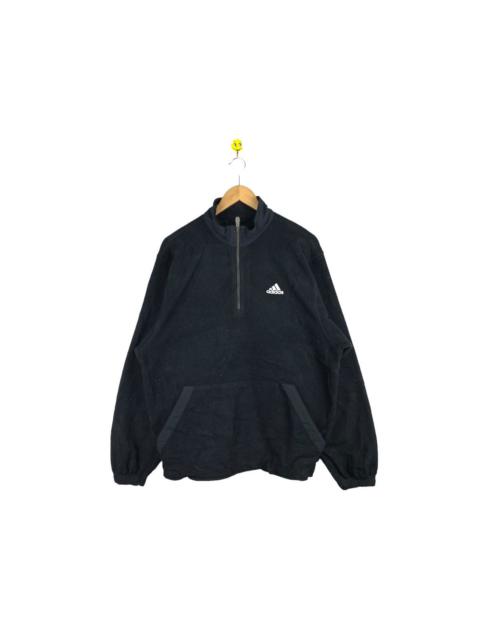 adidas Vintage Adidas Fleece Jacket Big Logo Fleece Sherpa