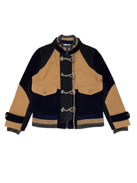 Other Designers Sample Frapbois Wool Coat Monogram Issey Miyake Inspired