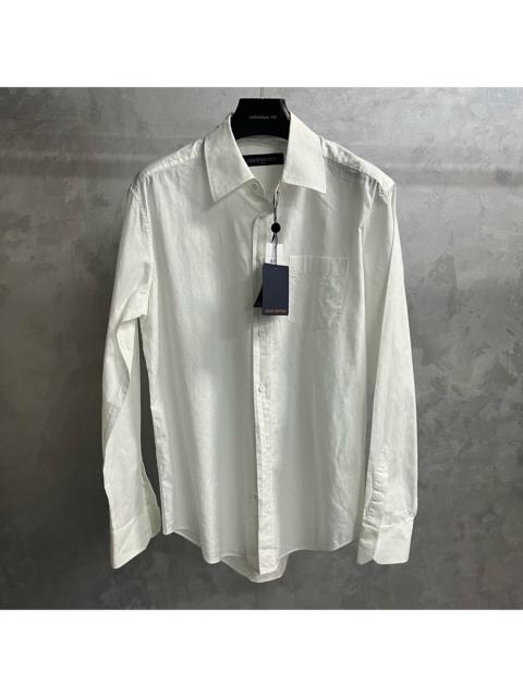 Louis Vuitton Louis Vuitton White Monogram Long-Sleeve Shirt