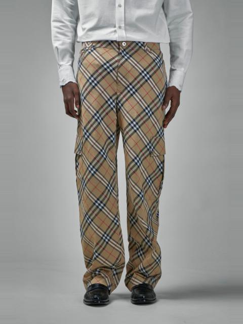 Burberry Check Cargo pants