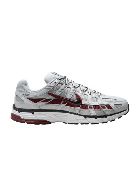 Nike P-6000 'Pure Platinum Team Red'