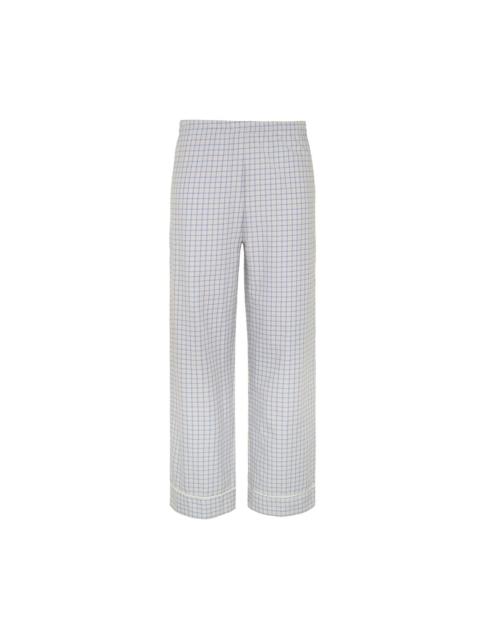 Cou Cou The Pajama Pant: French Poplin Blue Check