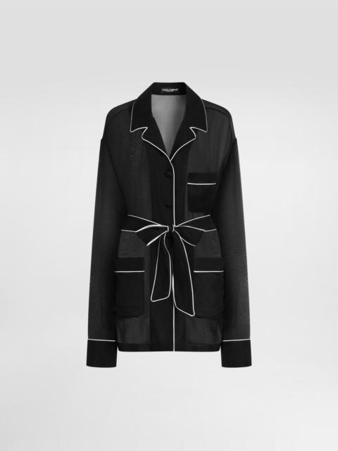 Dolce & Gabbana Chiffon vanity shirt