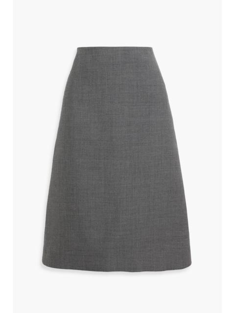 Jil Sander Wool-twill skirt