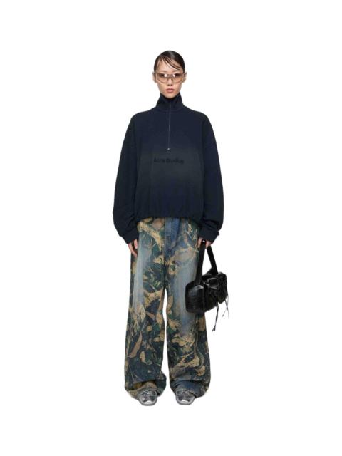 Acne Studios Wide Leg Denim Jeans