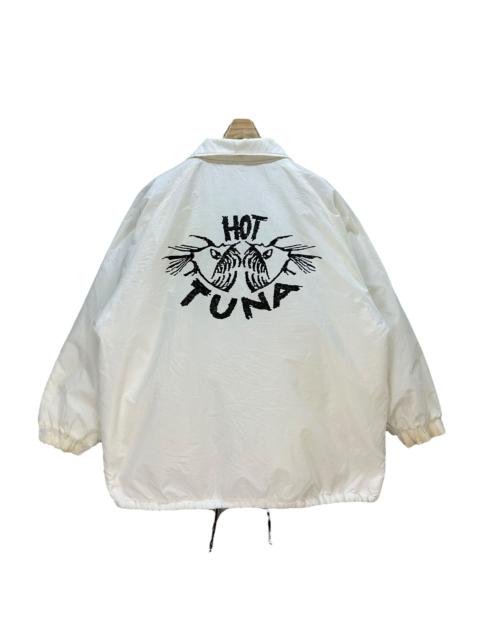 Other Designers 90's HOT TUNA Big Logo Fleece Lined Coach Jacket #A42-0970