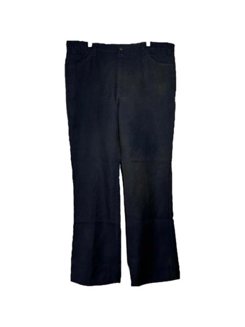 Vintage Levi's Bootcut Pants Wrinkle Resistant 80s Navy Blue 42x32