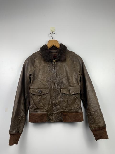 Other Designers Vintage - Vintage Johnbull Kojima Sherpa Leather Jacket
