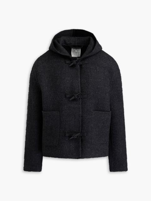 TOTEME Wool-blend felt hooded jacket