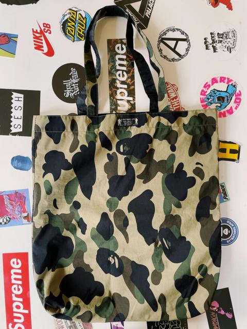 A BATHING APE® Bape A Bathing Ape Double Sided Tote Bag Polyester Camo