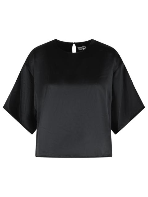 SIMKHAI Simkhai Black Acetate Blend Women Top