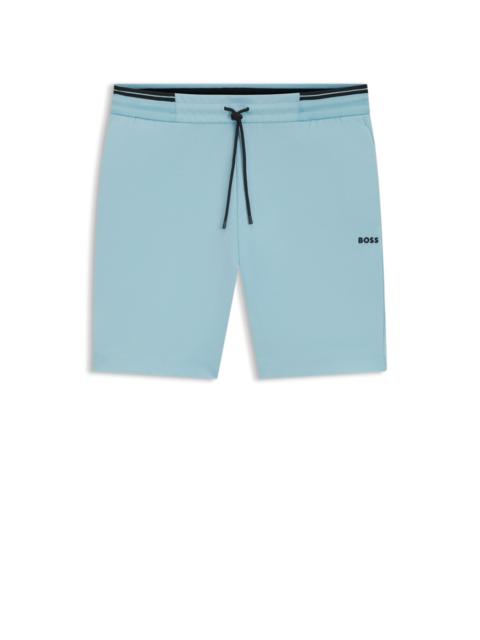 BOSS SHORTS WITH STRIPE DETAILS
