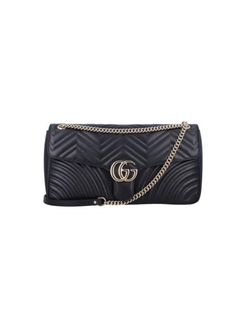 GUCCI Gucci Gg Marmont Large Shoulder Bag