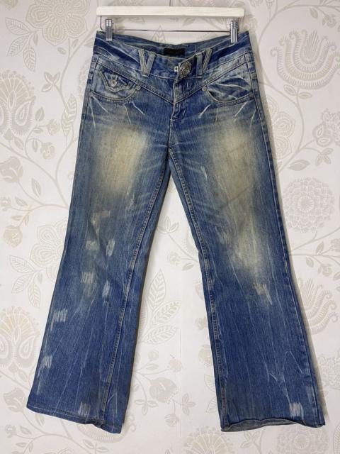 Streetwear - Faded Distressed Come Stai Japan Denim Jeans