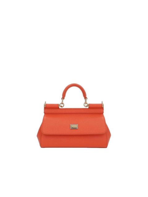 Other Designers Other - DOLCE GABBANA Sicily Mini Orange Leather Bag New & Authentic