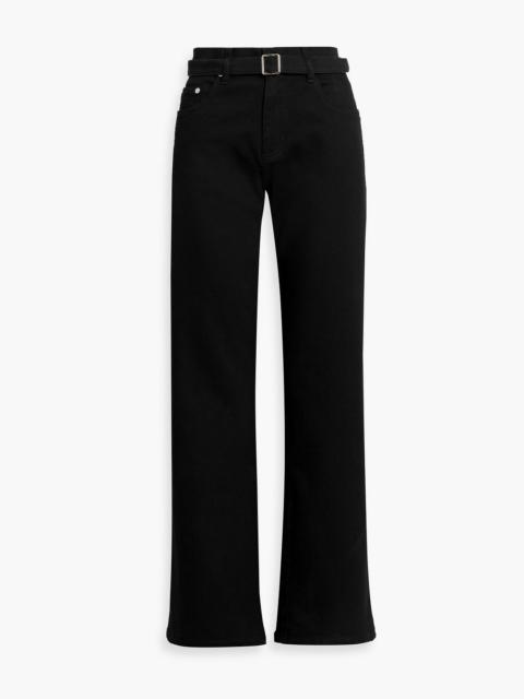 Proenza Schouler Ellsworth belted high-rise straight-leg jeans