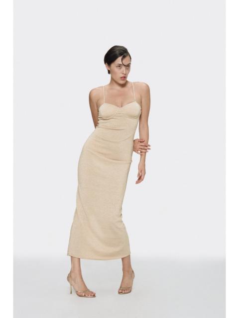 miaou FLORENCE DRESS - GOLD