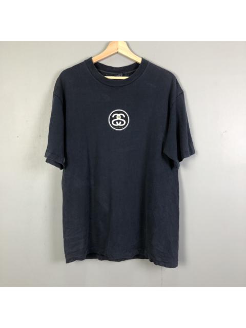 Other Designers Vintage - Vintage 90s Stussy centre Logo sunfaded