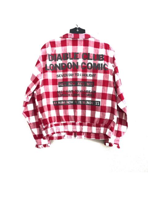 Designer - Japanese Red Tartan Bomber Style