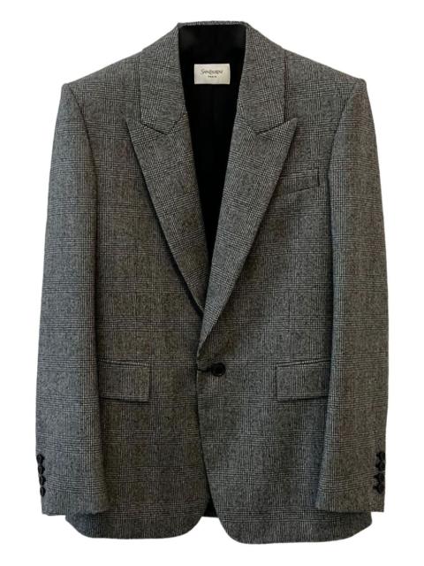 SAINT LAURENT Saint Laurent Men Flannel Single-Breasted Jacket