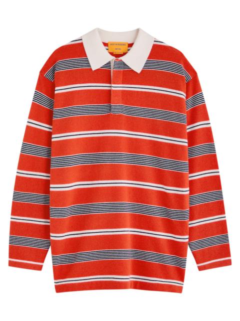 Guest In Residence Striped-intarsia Cashmere Rugby Jumper