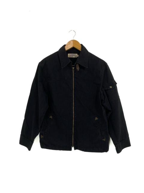 Other Designers Japanese Brand - Kansai Jeans Light Jacket Bomber Jacket Black Color Design