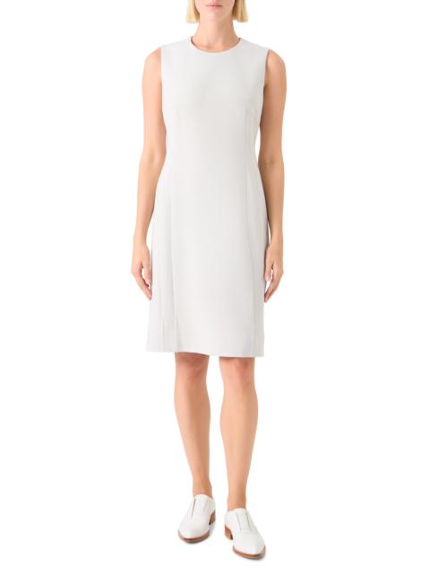 AKRIS Akris Sleeveless Wool Sheath Dress in Greige at Nordstrom