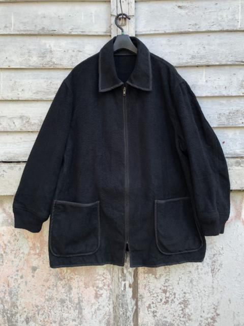 Yohji Yamamoto Archive Y's For Men Fleece Blanket Lining Oversized Jacket