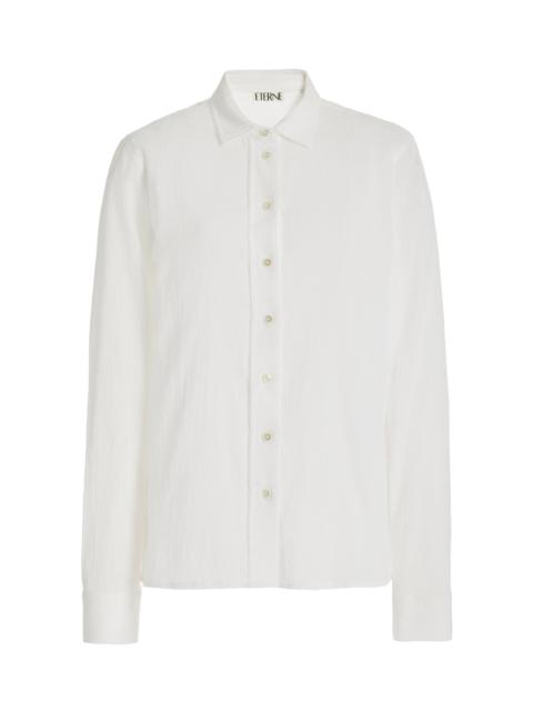 ÉTERNE Exclusive Jolene Cotton Shirt ivory