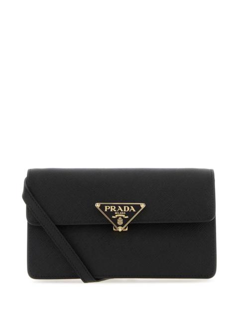 Prada Prada Women Black Leather Mini Crossbody Bag