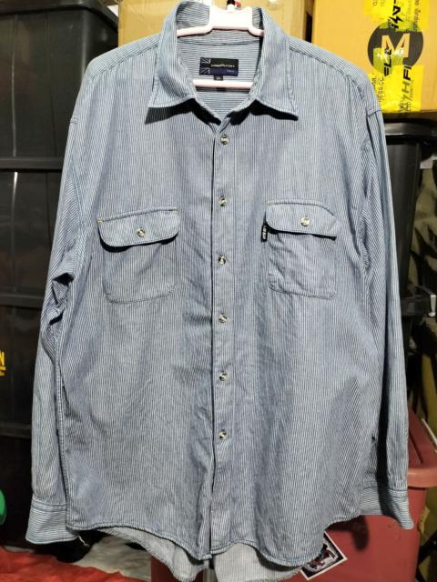 Other Designers Vintage - Kangol Sports Hickory Shirt Longsleeve Double Pocket