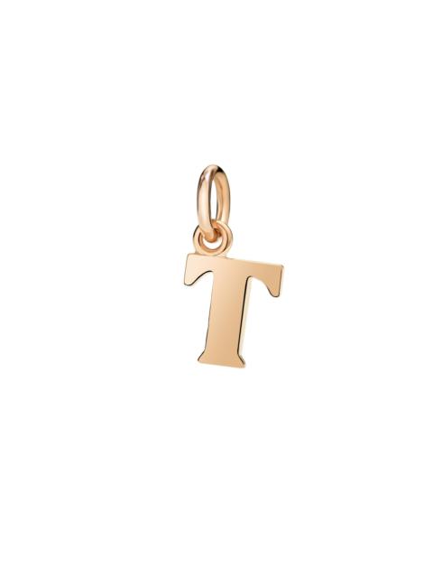 DoDo ROSE GOLD LETTER T CHARM