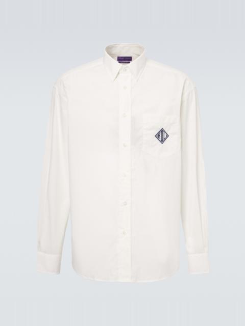 Ralph Lauren Embroidered cotton poplin shirt