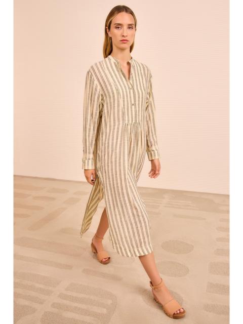 ULLA JOHNSON Brita Striped Dress Coverup