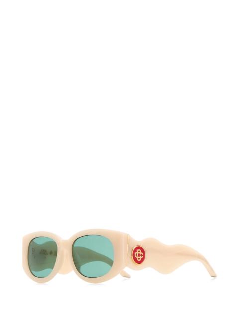 CASABLANCA Ivory acetate sunglasses