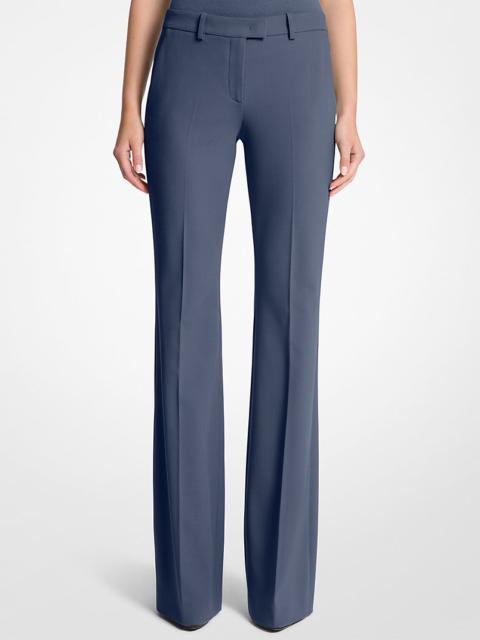 MICHAEL KORS COLLECTION Haylee Stretch Wool Crepe Flared Trousers