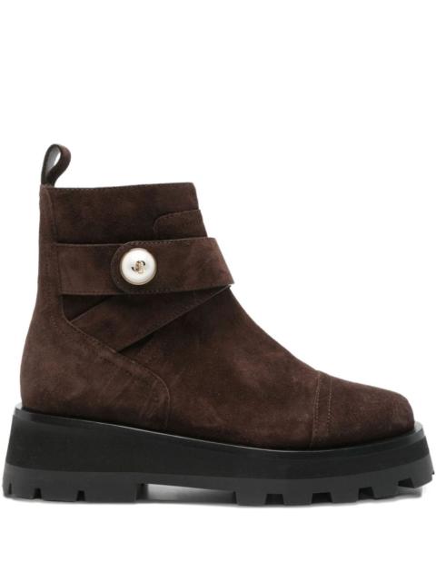 JIMMY CHOO Jimmy Choo Women Meena Suede Leather Boots