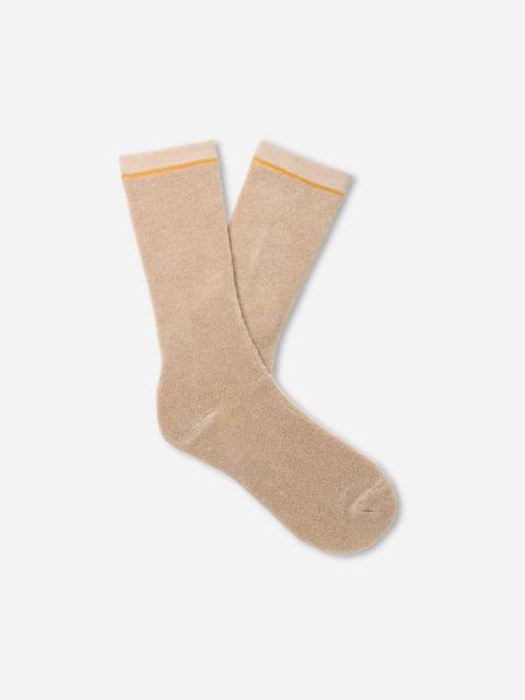 UGG ® Men's Kyro Cozy Crew Sock Bamboo Rayon in Marled Mustard Seed