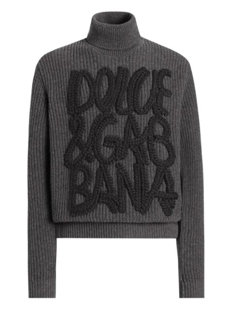 Dolce & Gabbana Long Sleeve Turtle-Neck Sweater