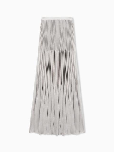 GIORGIO ARMANI PLEATED VISCOSE OVERSIZED SKIRT