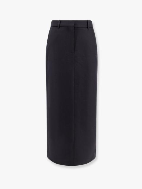 Toteme Low Waist Wool Blend Skirt
