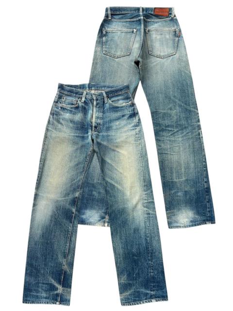 Other Designers OMNIGOD - Vtg Omonigod Selvedge Mudwash Distressed Denim Jeans 29x31