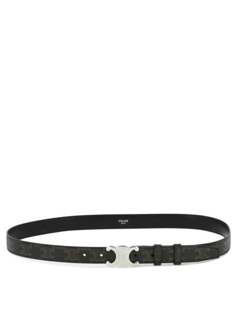 CELINE Celine Black Leather Belt